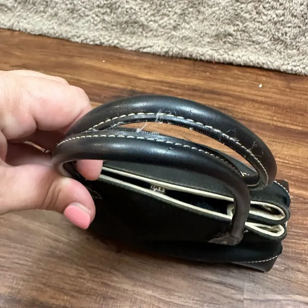 Nine West Little Black Purse Handbag Satchel 90s Y2K